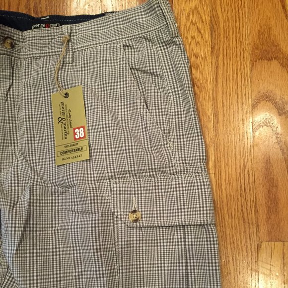 MENS Cargo Shorts 38 George & Martha NWT - Picture 2 of 4